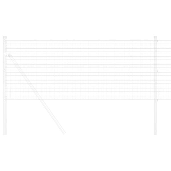 Geschweißter Drahtzaun 0,5x100 m Heißverzinkter Stahl