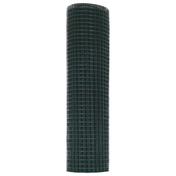 Schweißdrahtzaun Grün 0,4x10 m Stahl