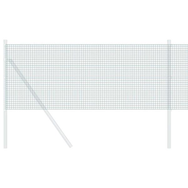 Schweißdrahtzaun Grün 0,6x10 m Stahl