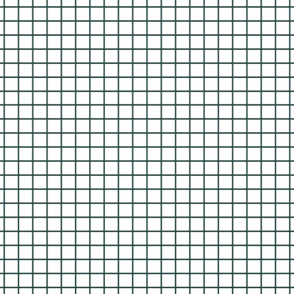 Geschweißter Drahtzaun Grün 0.8x10 m Stahl