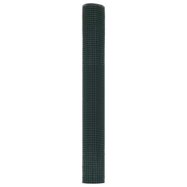 ARDEBO.de - Geschweißter Drahtzaun Grün 1,2x10 m Stahl