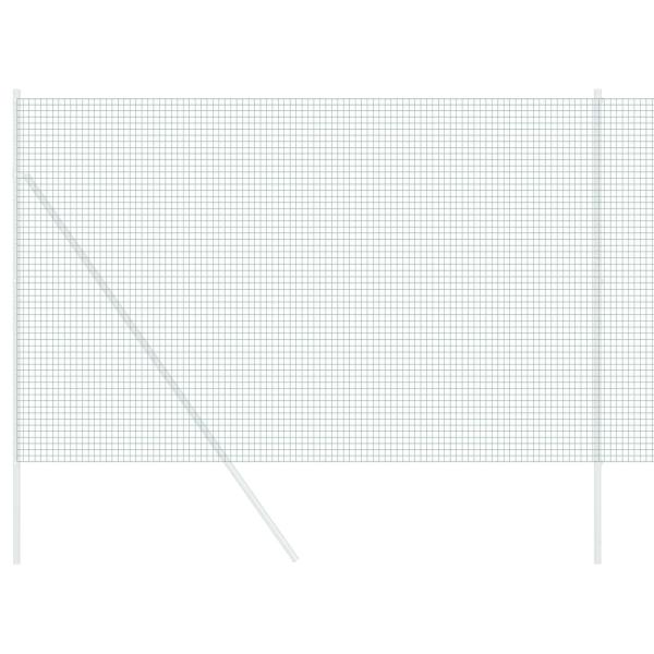 Geschweißter Drahtzaun Grün 1,6x10 m Stahl