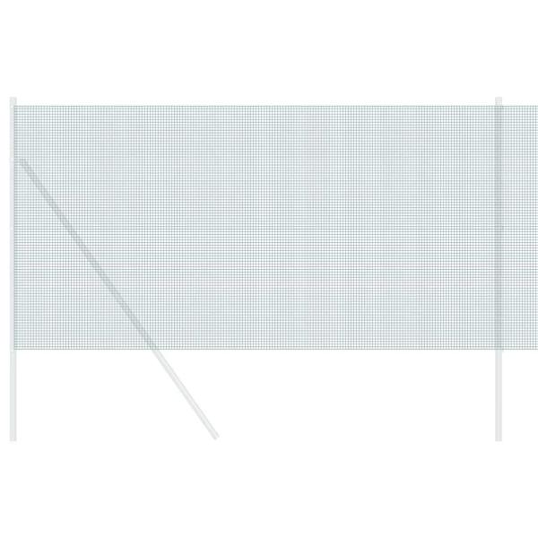 Geschweißter Drahtzaun Grün 0.4x25 m Stahl