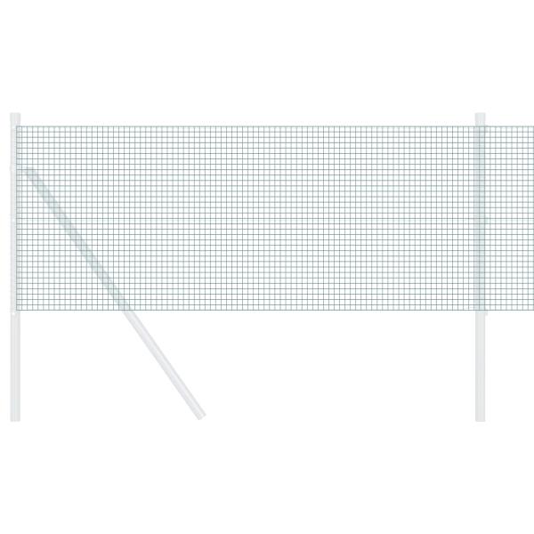 Geschweißter Drahtzaun Grün 0,6x25 m Stahl