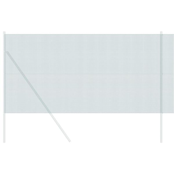 Geschweißter Drahtzaun Grün 0,8x25 m