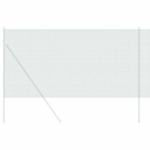 geschweißter Drahtzaun Grün 1,2x25 m Stahl