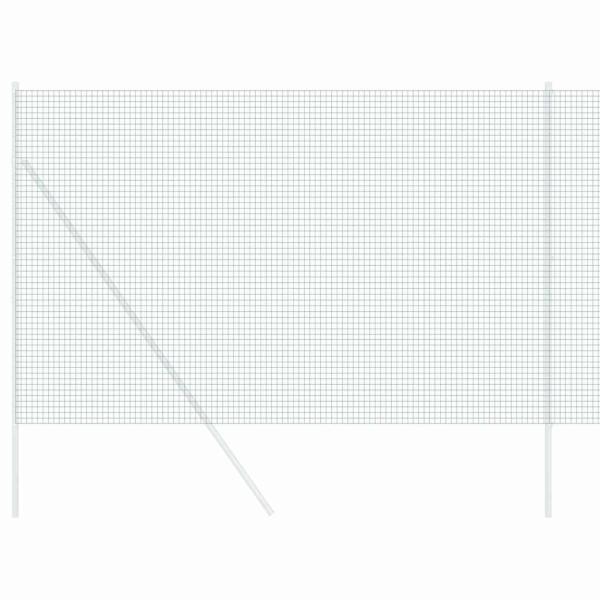 Geschweißter Drahtzaun Grün 1,6x25 m Stahl