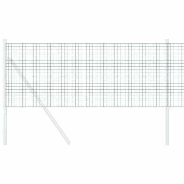 Geschweißter Drahtzaun Grün 0,6x50 m Stahl