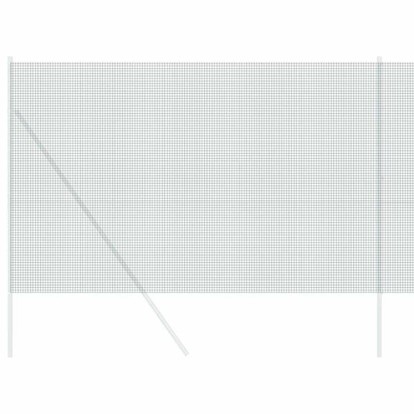 Geschweißter Drahtzaun Grün 1.5x50 m Stahl