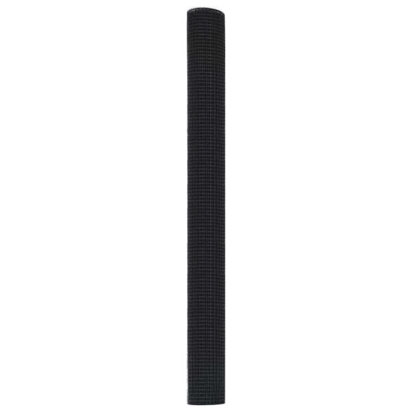 Geschweißter Drahtzaun Grau 0.4x10 m Stahl