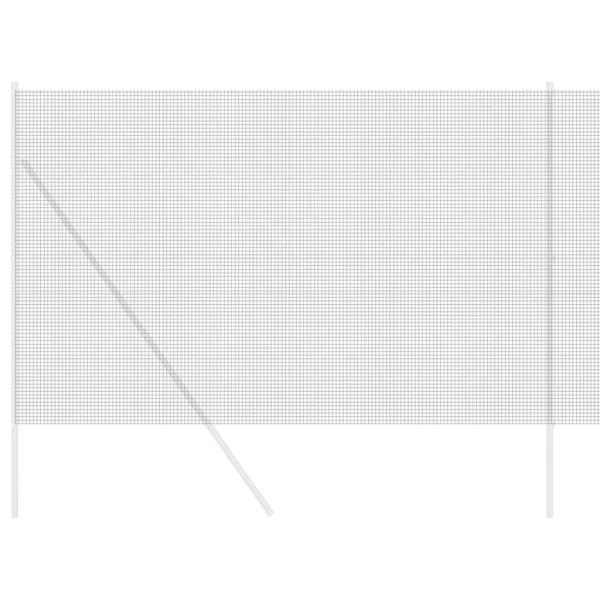 Schweißdrahtzaun Grau 1,6x25 m Stahl