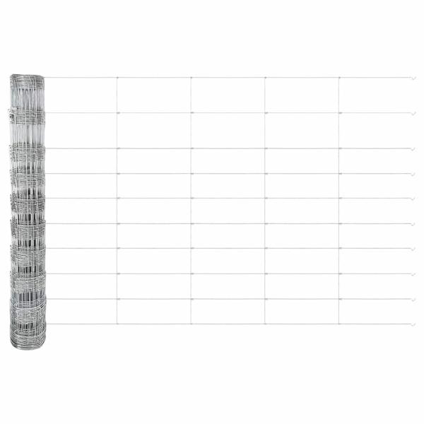 Feldzaun 1x25 m Verzinkter Stahl