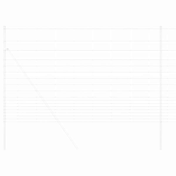 Feldzaun 1,5x25 m Verzinkter Stahl