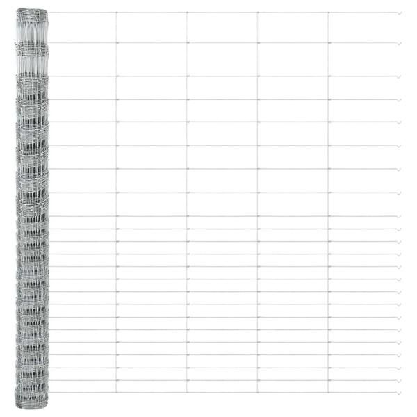 Feldzaun 1,6x25 m Verzinkter Stahl