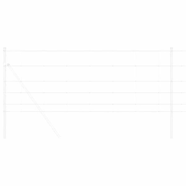 Weidezaun 0.8x50 m Galvanisierter Stahl