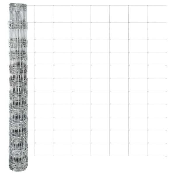 Feldzaun 1,2x50 m Galvanisierter Stahl
