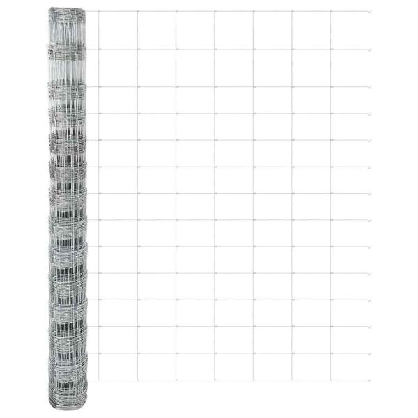 Feldzaun 1,4x50 m galvanisierter Stahl