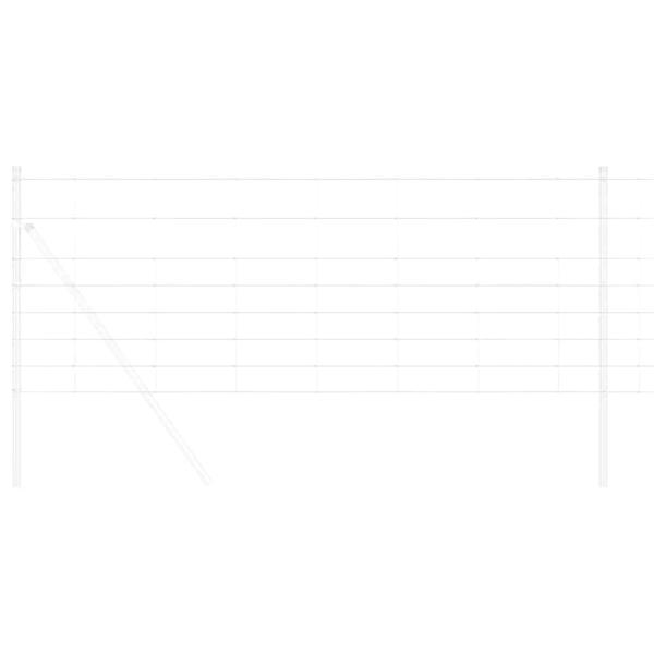 Feldzaun 0.8x100 m Verzinkter Stahl