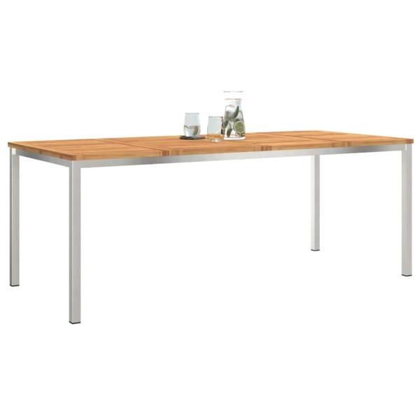 Esstisch für draußen 200x90x74,5 cm Solid Wood Akazie