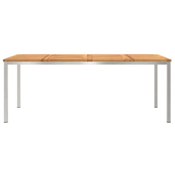 Esstisch für draußen 200x90x74,5 cm Solid Wood Akazie