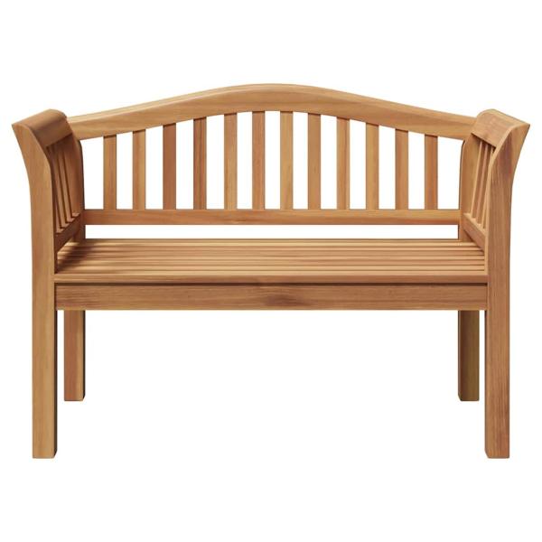 Gartenbank 120x53.5x85 cm Massivholz Teak