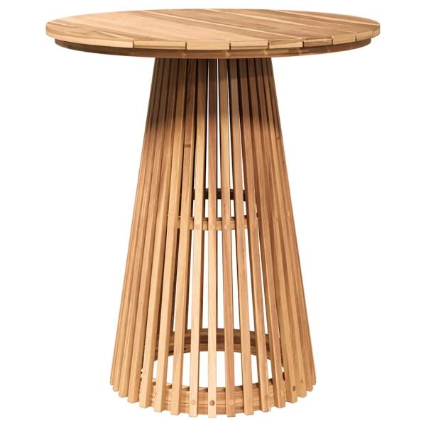 ARDEBO.de - Gartentisch Ø70x75 cm Massivholz Teak