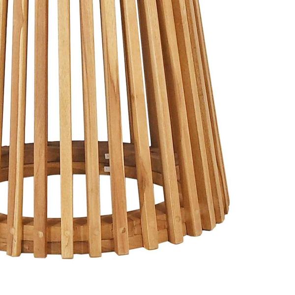 Gartentisch Ø70x75 cm Massivholz Teak