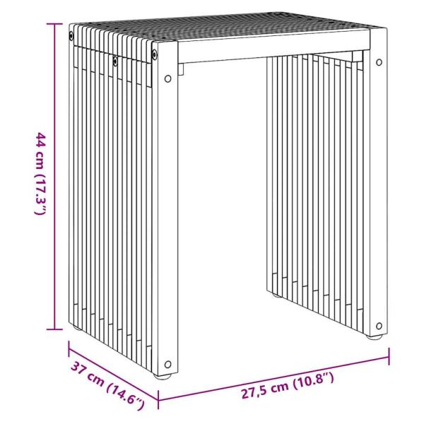 Garten Nest von Beistelltischen 3 Stück Massivholz Teak