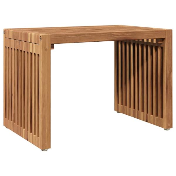 Gartentisch 50x32.5x35 cm Teak Massivholz