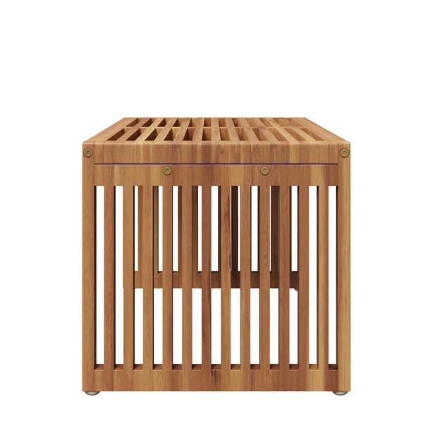 Gartenbeistelltisch 70x37.5x35.5 cm Massivholz Teak