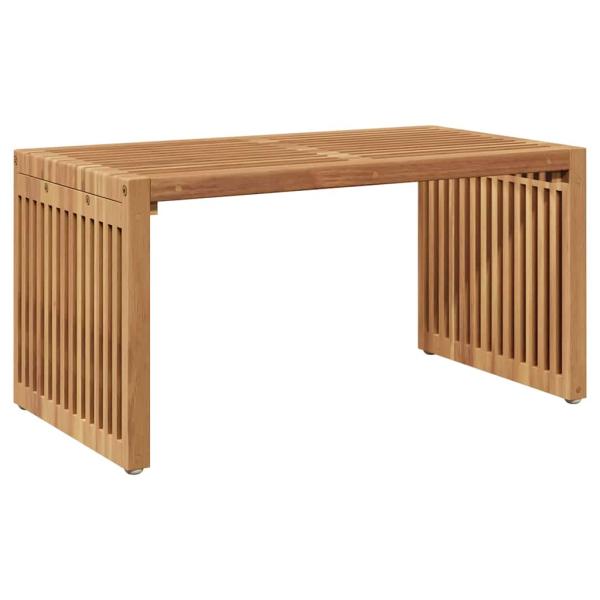 Gartenbeistelltisch 70x37.5x35.5 cm Massivholz Teak