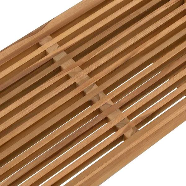 Gartenbeistelltisch 70x37.5x35.5 cm Massivholz Teak