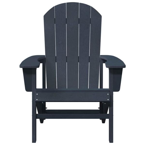 Adirondack-Stuhl Marineblau 74x82x91 cm HDPE