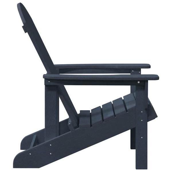 Adirondack-Stuhl Marineblau 74x82x91 cm HDPE