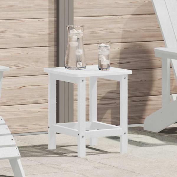 ARDEBO.de - Adirondack Beistelltisch Weiß 38x38x45 cm HDPE