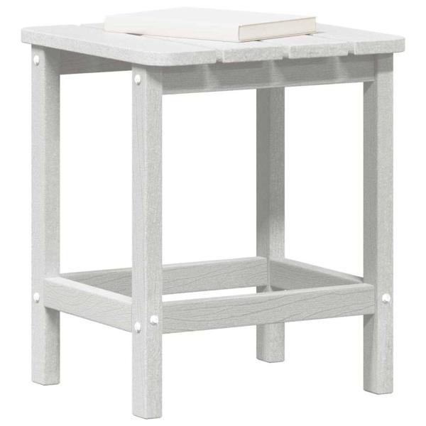Adirondack Beistelltisch Weiß 38x38x45 cm HDPE