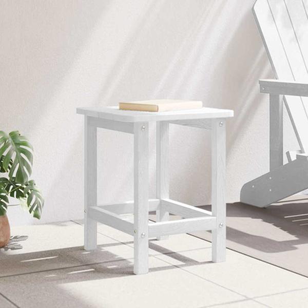 Adirondack Beistelltisch Weiß 38x38x45 cm HDPE