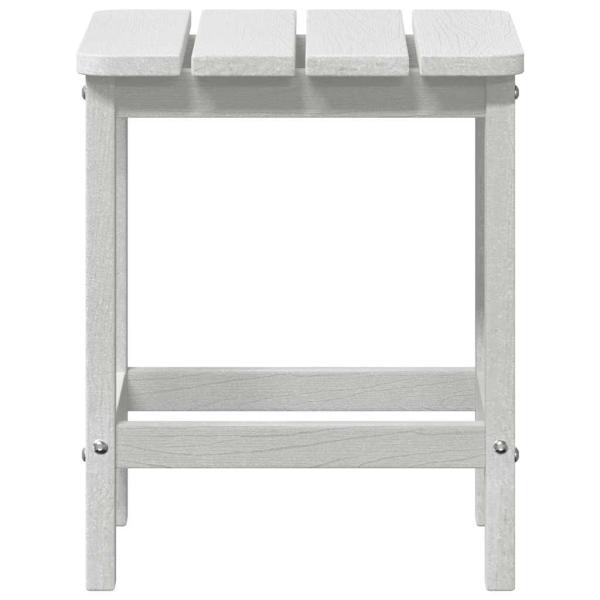 Adirondack Beistelltisch Weiß 38x38x45 cm HDPE
