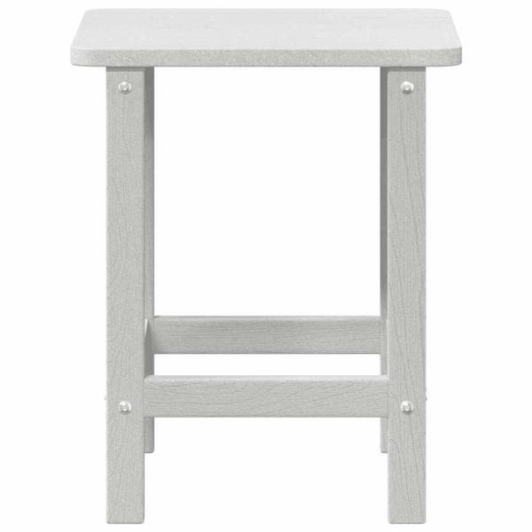 Adirondack Beistelltisch Weiß 38x38x45 cm HDPE
