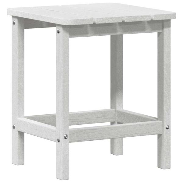 Adirondack Beistelltisch Weiß 38x38x45 cm HDPE