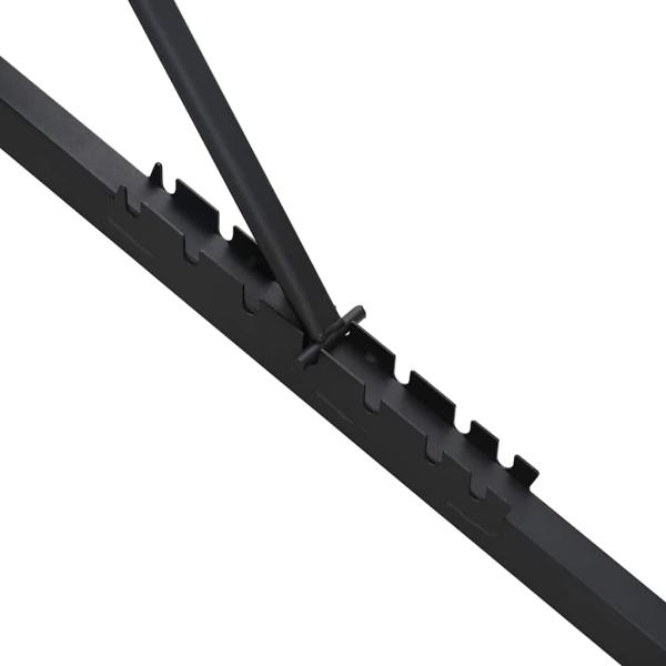 verstellbare Gewichtbank faltbar 230 kg Schwarz Stahl