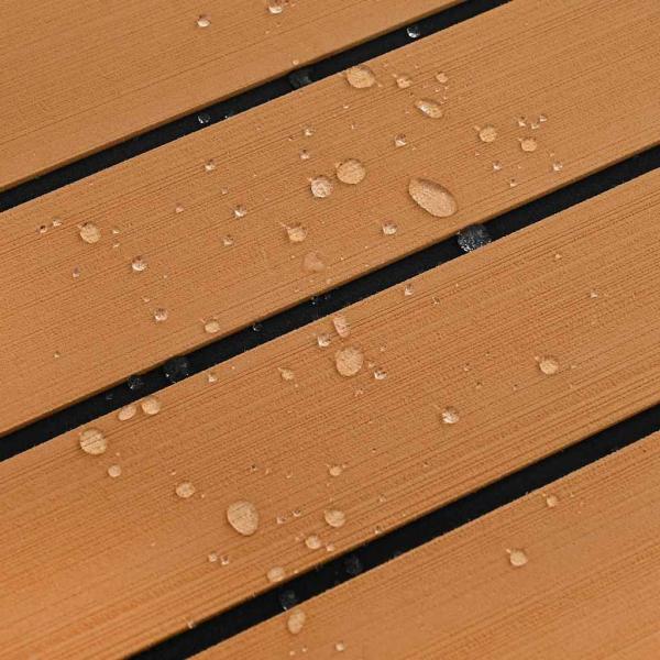 Bootsboden Selbstklebend Braun und Schwarz 240x90 cm EVA-Schaum