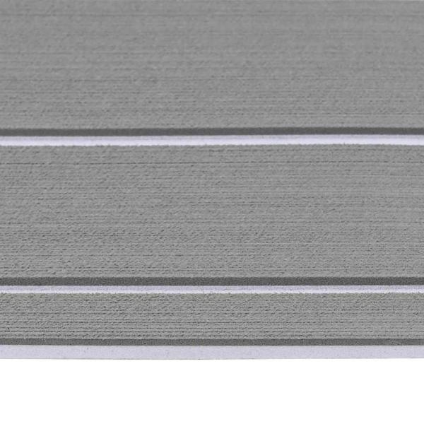 Bootsboden Selbstklebend Hellgrau & Weiß 240x90 cm EVA-Schaum