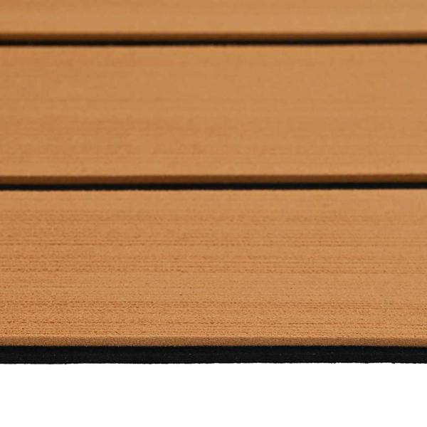 Bootsbelag Selbstklebend Braun und Schwarz 240x60 cm EVA Schaum