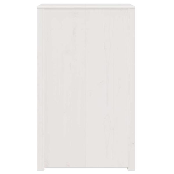 Küchenschrank Weiß 55x55x92 cm Massivholz Kiefer