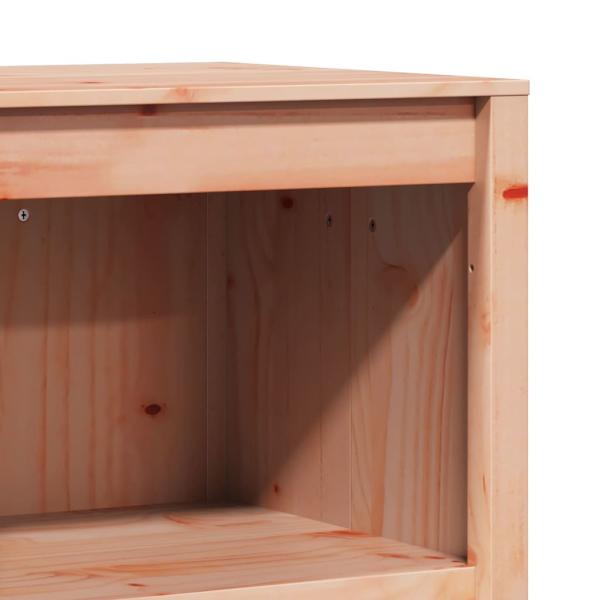 Outdoor Küchenregal 55x55x92 cm Massivholz Douglasie