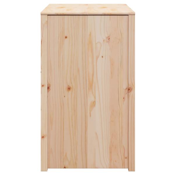 Außenküchenschrank 106x55x92 cm Massivholz Kiefer
