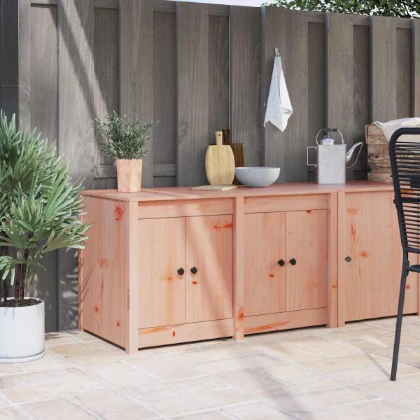 ARDEBO.de - Freiluftküchenschrank 106x55x64 cm aus massivem Douglasienholz