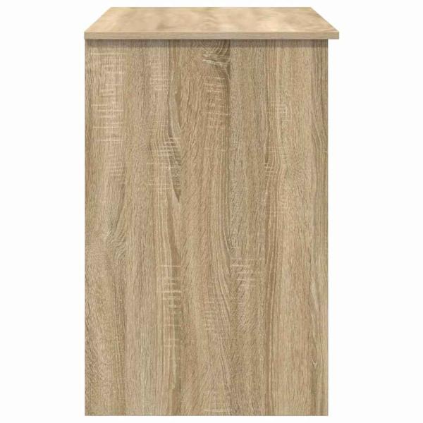 Schreibtisch mit Stauraum Sonoma Eiche 90x49.5x75 cm Holzwerkstoff