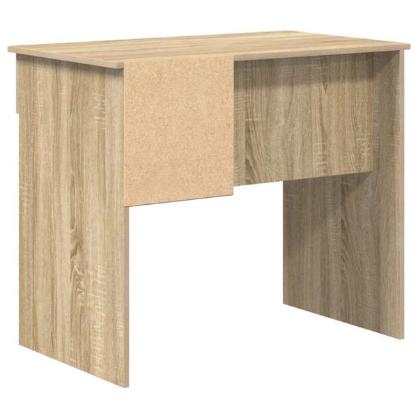 Schreibtisch mit Stauraum Sonoma Eiche 90x49.5x75 cm Holzwerkstoff